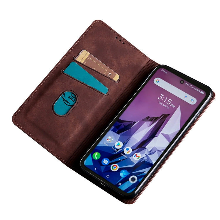 For Alcatel 1B 2022 Skin Feel Magnetic Horizontal Flip Leather Phone Case