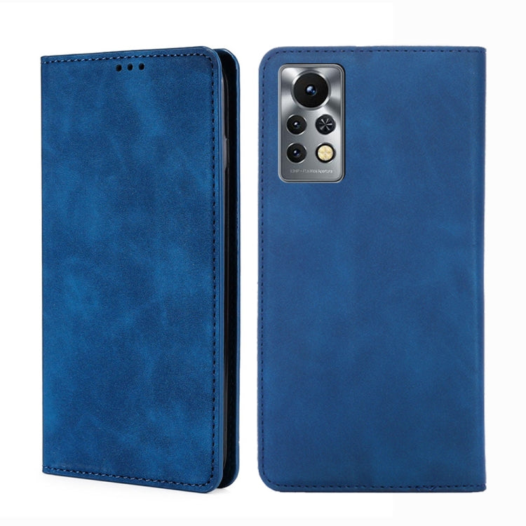 For Infinix Hot 11S-X6812 Skin Feel Magnetic Horizontal Flip Leather Phone Case