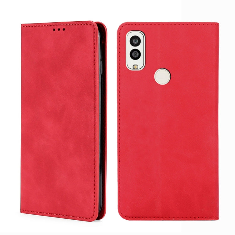 For Kyocera Android One S9-KC S304 / Digno Sanga Edition Skin Feel Magnetic Horizontal Flip Leather Phone Case