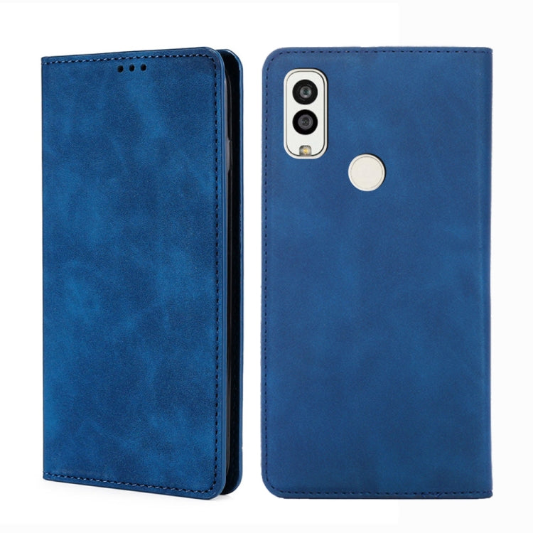 For Kyocera Android One S9-KC S304 / Digno Sanga Edition Skin Feel Magnetic Horizontal Flip Leather Phone Case
