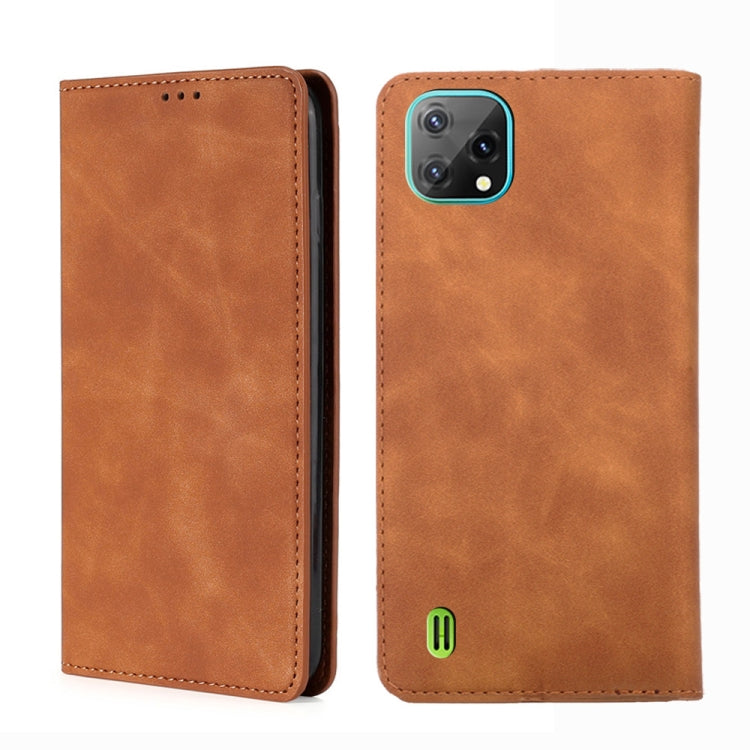 For Blackview A55 Skin Feel Magnetic Horizontal Flip Leather Phone Case