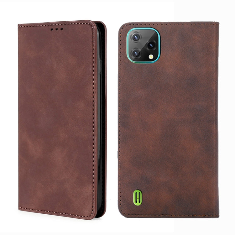 For Blackview A55 Skin Feel Magnetic Horizontal Flip Leather Phone Case