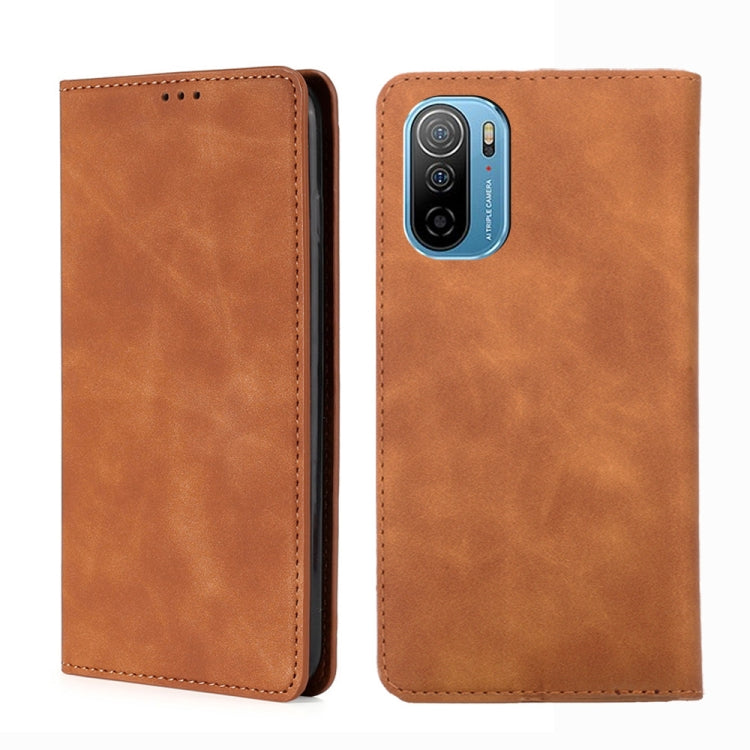 For Ulefone Note 13P Skin Feel Magnetic Horizontal Flip Leather Phone Case