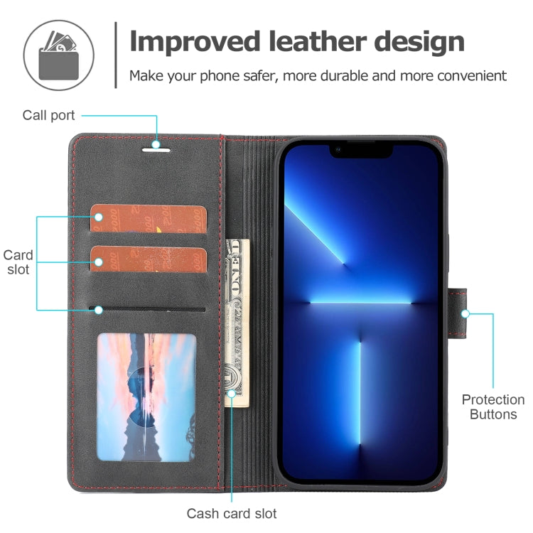 For iPhone 13 Pro Classic Wallet Flip Leather Phone Case