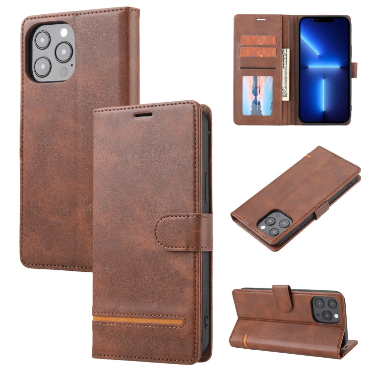 For iPhone 13 Pro Classic Wallet Flip Leather Phone Case