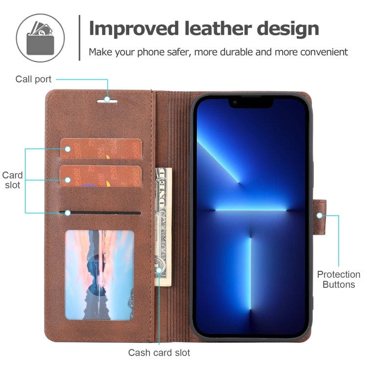 For iPhone 13 Pro Classic Wallet Flip Leather Phone Case