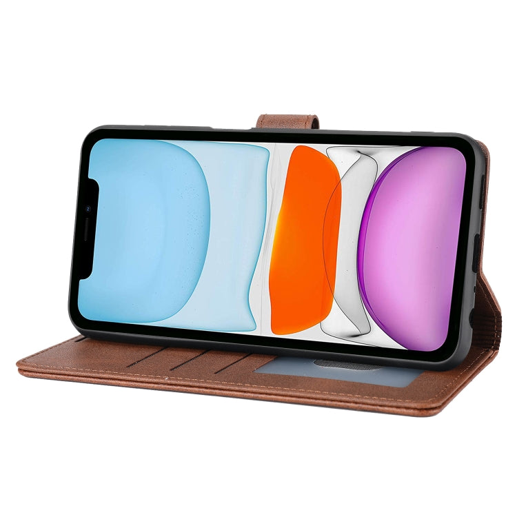 For iPhone 12 mini Classic Wallet Flip Leather Phone Case