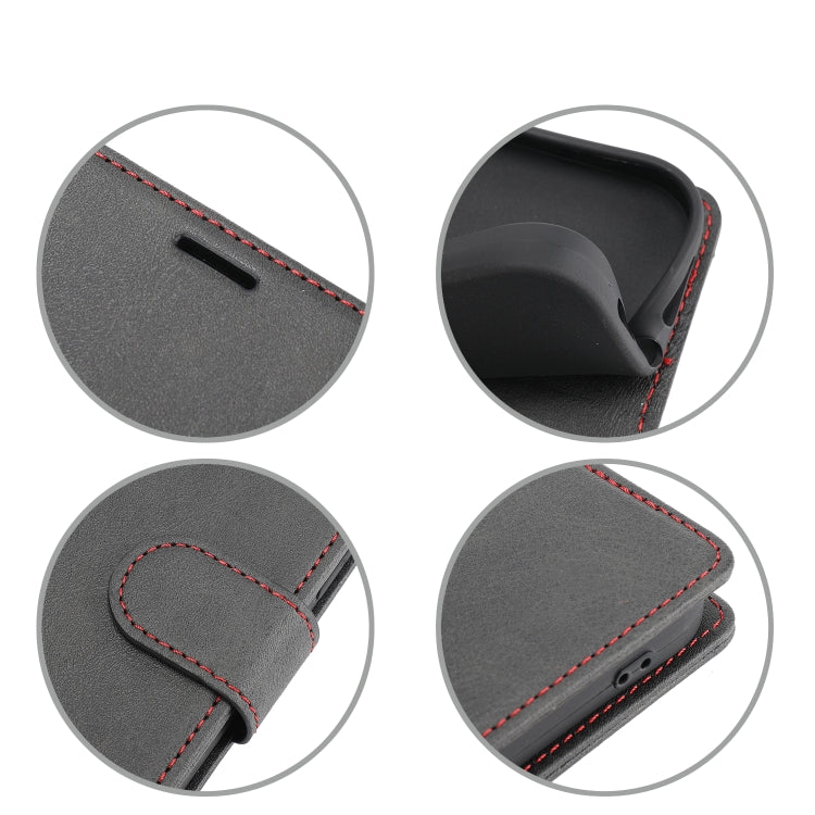 For iPhone X / XS Classic Wallet Flip Leather Phone Case