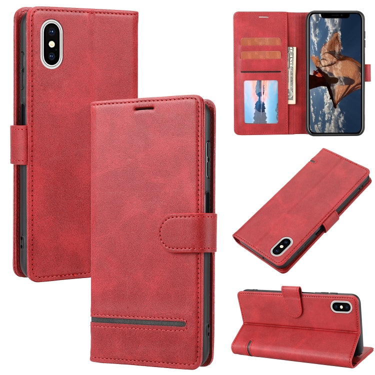 For iPhone X / XS Classic Wallet Flip Leather Phone Case
