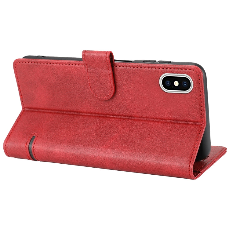 For iPhone X / XS Classic Wallet Flip Leather Phone Case
