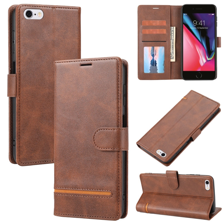 For iPhone SE 2022 / SE 2020 / 8 / 7 Classic Wallet Flip Leather Phone Case
