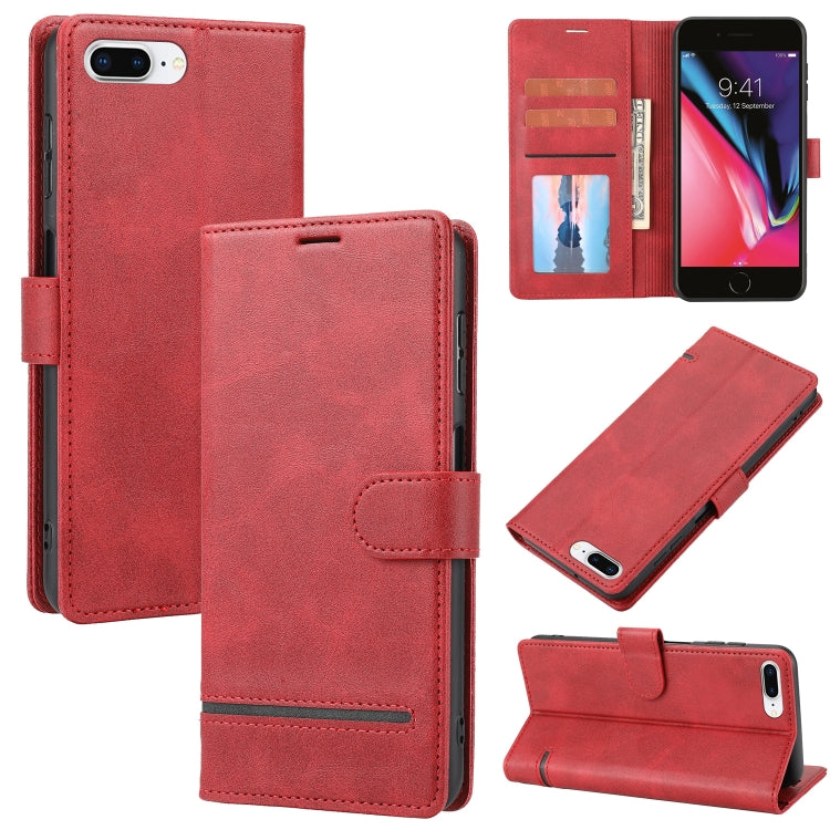 Classic Wallet Flip Leather Phone Case For iPhone 7 Plus / 8 Plus