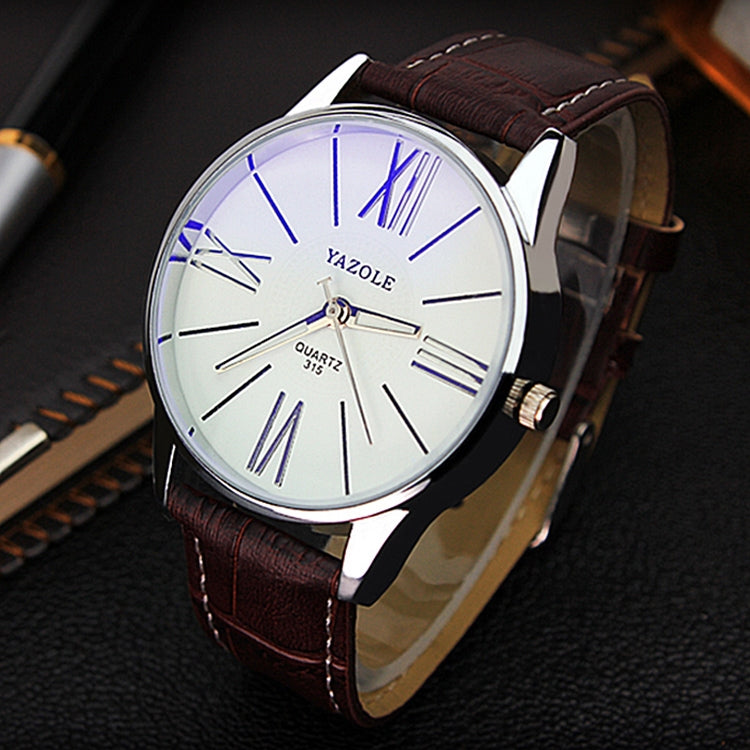 YAZOLE 315 Simple Large Dial Waterproof Sports Quartz Watch