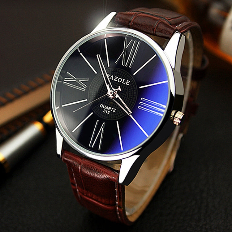 YAZOLE 315 Simple Large Dial Waterproof Sports Quartz Watch