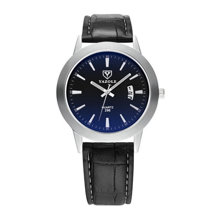 YAZOLE 296 Calendar Waterproof Luminous Quartz Watch