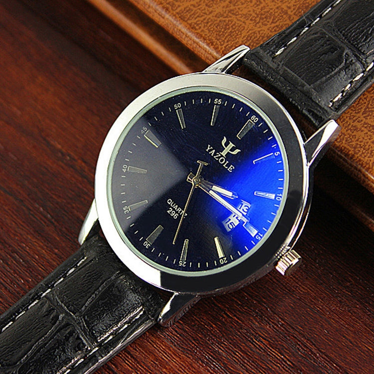 YAZOLE 296 Calendar Waterproof Luminous Quartz Watch