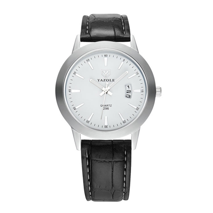 YAZOLE 296 Calendar Waterproof Luminous Quartz Watch