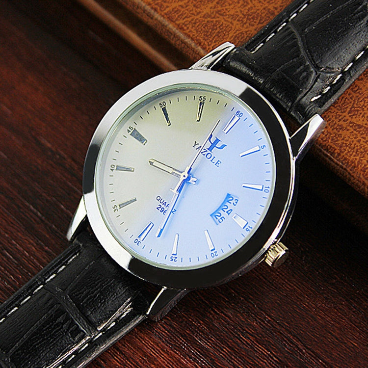 YAZOLE 296 Calendar Waterproof Luminous Quartz Watch