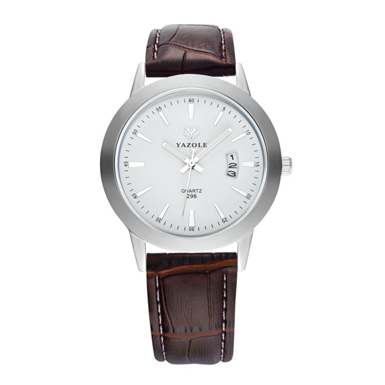 YAZOLE 296 Calendar Waterproof Luminous Quartz Watch