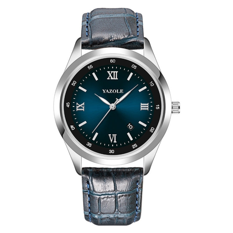 YAZOLE 552 Luminous Pointer Calendar Waterproof Quartz Watch