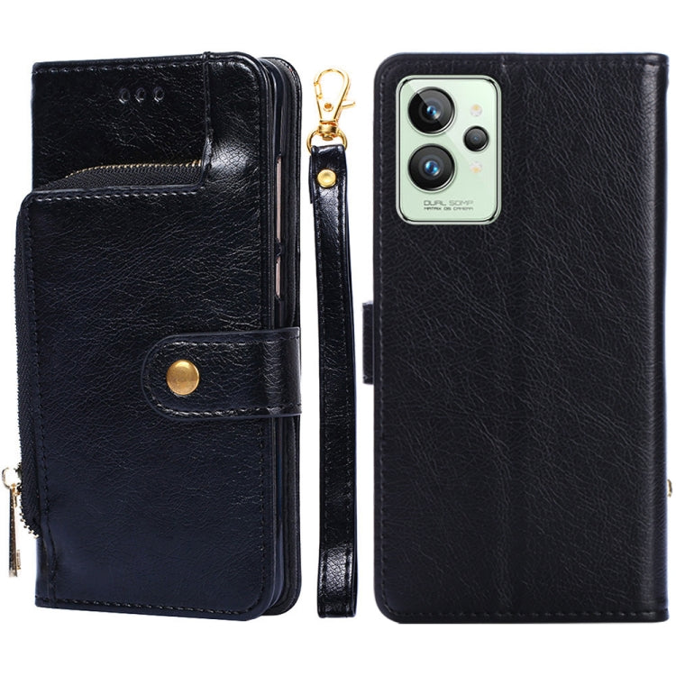 For OPPO Realme GT2 Pro Zipper Bag Leather Phone Case