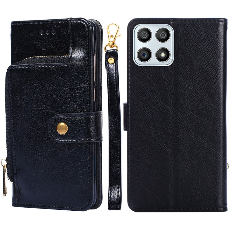 For Honor X30i Zipper Bag Leather Phone Case