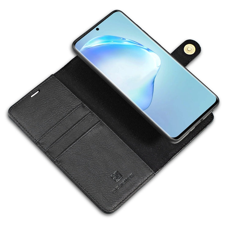 For Galaxy S20 DG.MING Crazy Horse Texture Flip Detachable Magnetic Leather Case with Holder & Card Slots & Wallet