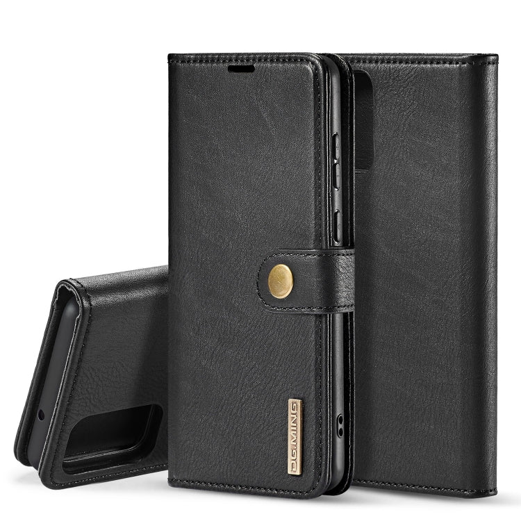 For Galaxy S20+ DG.MING Crazy Horse Texture Flip Detachable Magnetic Leather Case with Holder & Card Slots & Wallet
