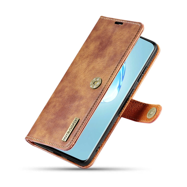 For Galaxy S20+ DG.MING Crazy Horse Texture Flip Detachable Magnetic Leather Case with Holder & Card Slots & Wallet