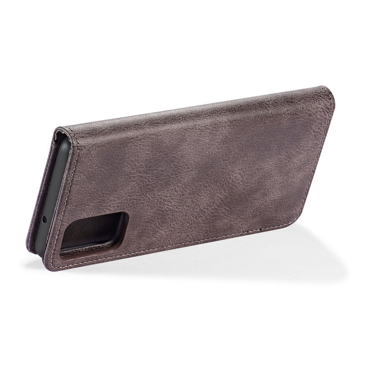 For Galaxy S20+ DG.MING Crazy Horse Texture Flip Detachable Magnetic Leather Case with Holder & Card Slots & Wallet