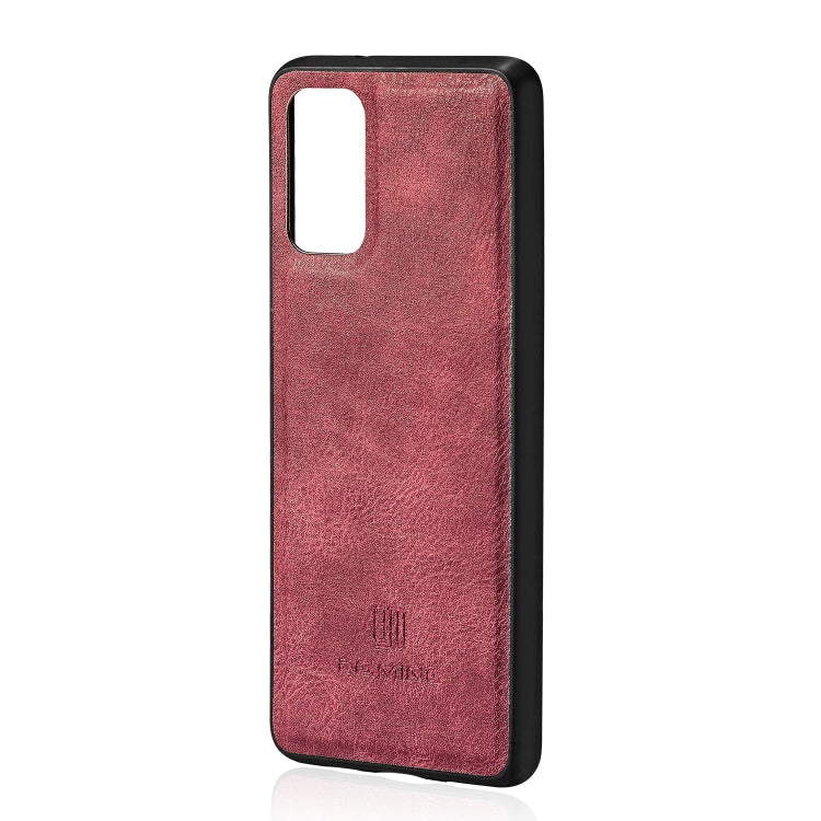 For Galaxy S20+ DG.MING Crazy Horse Texture Flip Detachable Magnetic Leather Case with Holder & Card Slots & Wallet
