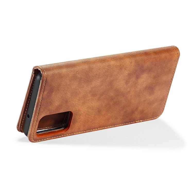 For Galaxy S20 Ultra DG.MING Crazy Horse Texture Flip Detachable Magnetic Leather Case with Holder & Card Slots & Wallet