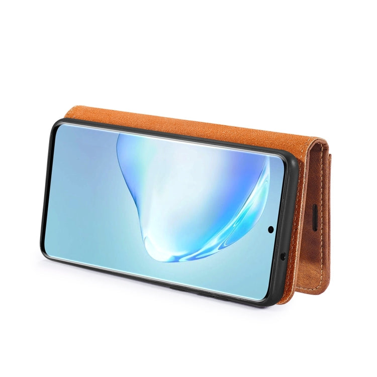 For Galaxy S20 Ultra DG.MING Crazy Horse Texture Flip Detachable Magnetic Leather Case with Holder & Card Slots & Wallet