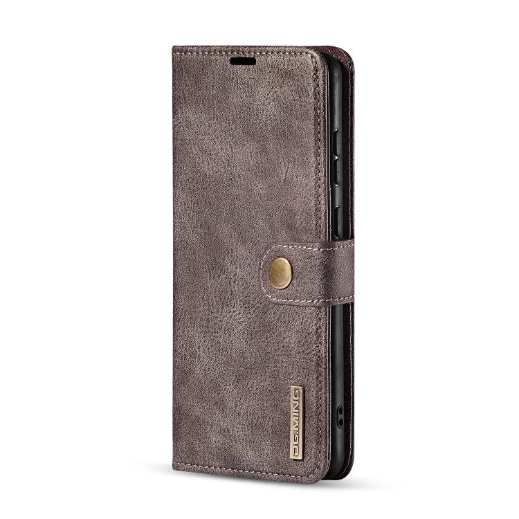 For Galaxy S20 Ultra DG.MING Crazy Horse Texture Flip Detachable Magnetic Leather Case with Holder & Card Slots & Wallet