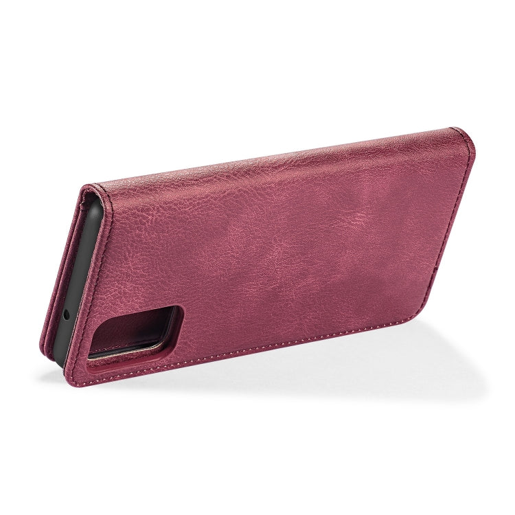 For Galaxy S20 Ultra DG.MING Crazy Horse Texture Flip Detachable Magnetic Leather Case with Holder & Card Slots & Wallet