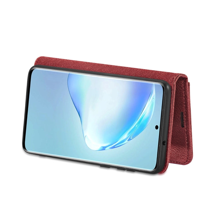 For Galaxy S20 Ultra DG.MING Crazy Horse Texture Flip Detachable Magnetic Leather Case with Holder & Card Slots & Wallet