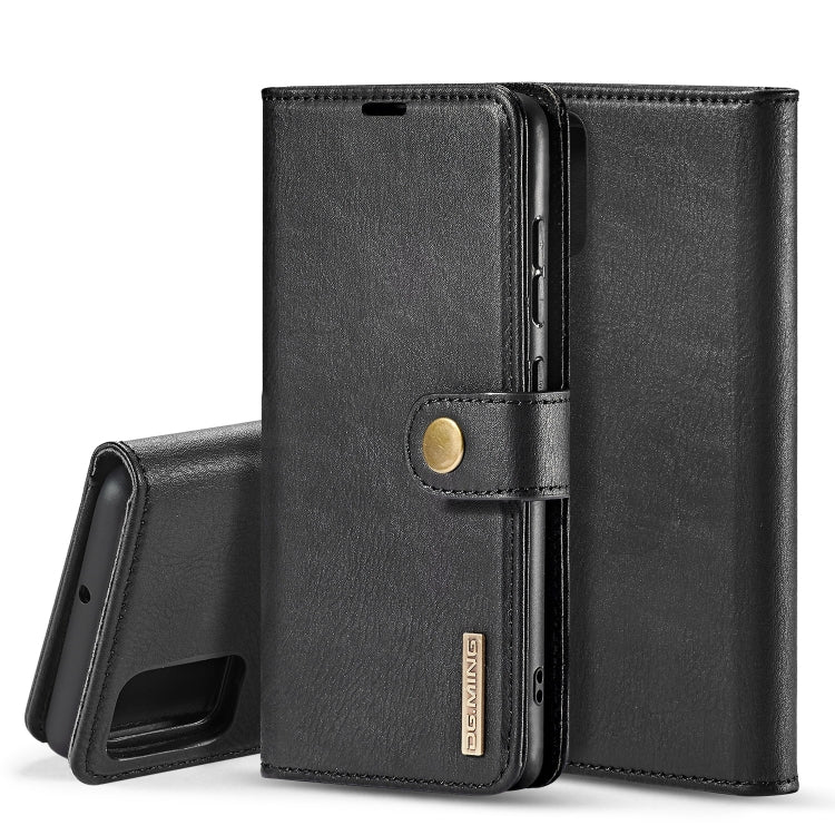 For Galaxy A51 DG.MING Crazy Horse Texture Flip Detachable Magnetic Leather Case with Holder & Card Slots & Wallet