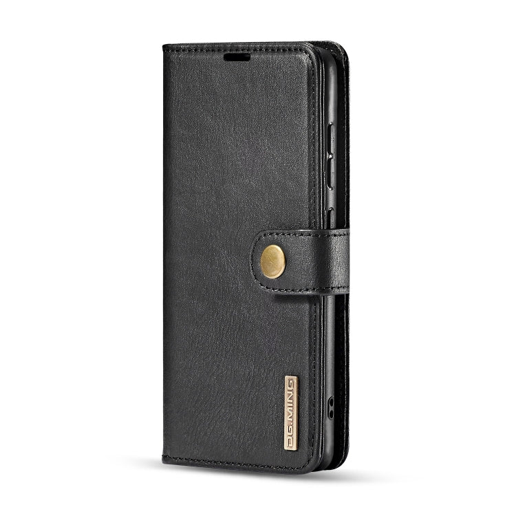 For Galaxy A51 DG.MING Crazy Horse Texture Flip Detachable Magnetic Leather Case with Holder & Card Slots & Wallet