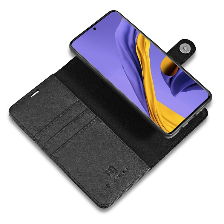 For Galaxy A51 DG.MING Crazy Horse Texture Flip Detachable Magnetic Leather Case with Holder & Card Slots & Wallet