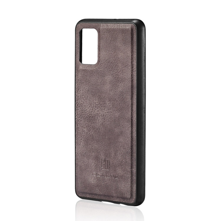 For Galaxy A51 DG.MING Crazy Horse Texture Flip Detachable Magnetic Leather Case with Holder & Card Slots & Wallet