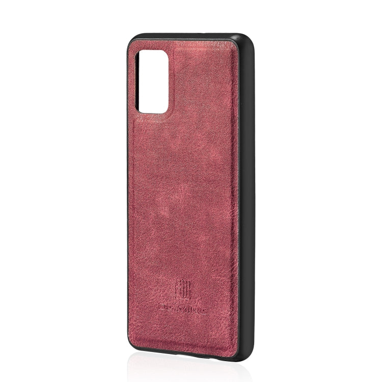 For Galaxy A51 DG.MING Crazy Horse Texture Flip Detachable Magnetic Leather Case with Holder & Card Slots & Wallet