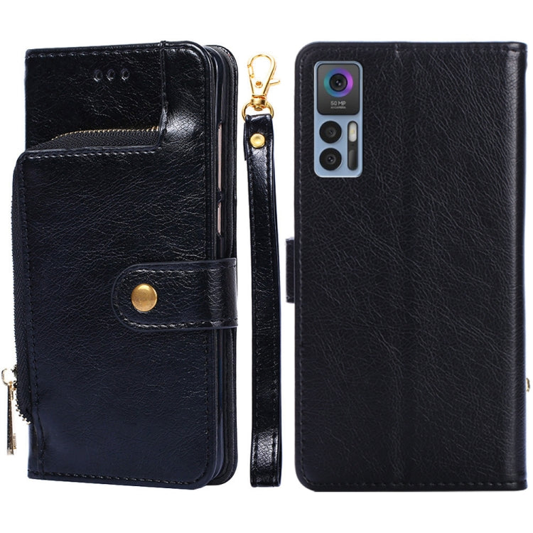 For TCL 30 5G/30 + 5G Zipper Bag Leather Phone Case