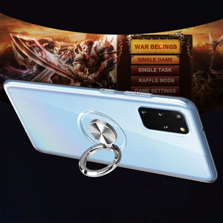 For Galaxy S20 Ultra-thin TPU Protective Case with 360 Degree Rotation Holder