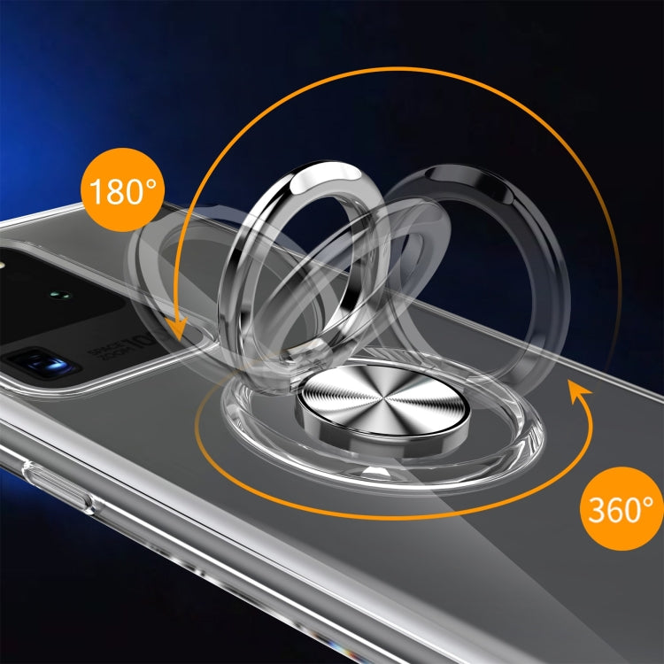 For Galaxy S20 Ultra Ultra-thin TPU Protective Case with 360 Degree Rotation Holder