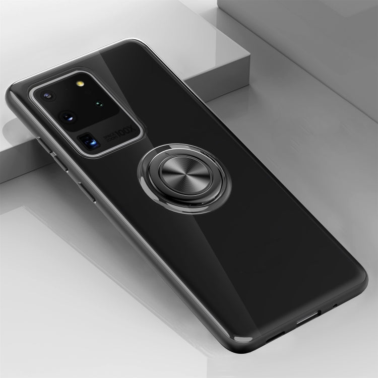 For Galaxy S20 Ultra Ultra-thin TPU Protective Case with 360 Degree Rotation Holder