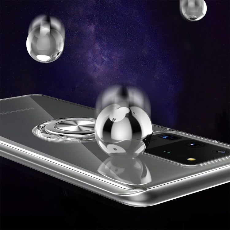 For Galaxy S20 Ultra Ultra-thin TPU Protective Case with 360 Degree Rotation Holder