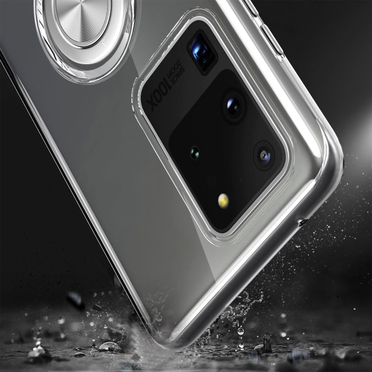 For Galaxy S20 Ultra Ultra-thin TPU Protective Case with 360 Degree Rotation Holder