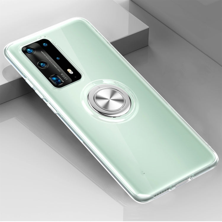 For Huawei P40 Pro Ultra-thin TPU Protective Case with 360 Degree Rotation Holder