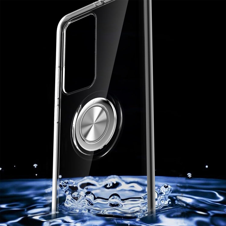 For Huawei P40 Pro Ultra-thin TPU Protective Case with 360 Degree Rotation Holder