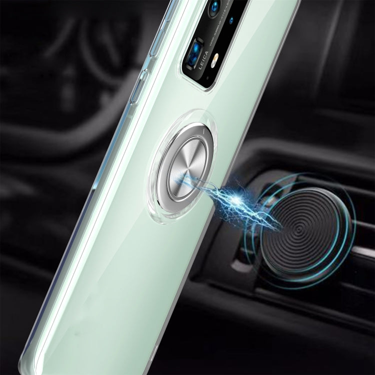 For Huawei P40 Pro Ultra-thin TPU Protective Case with 360 Degree Rotation Holder